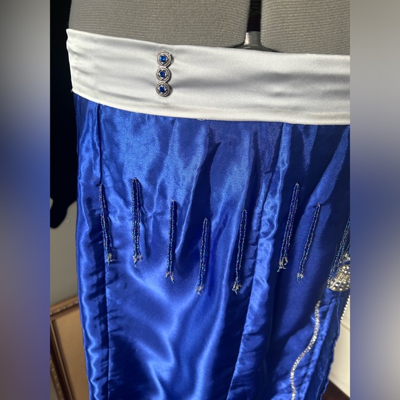 Gently Worn Woman’s Belly Dance Costume Inspired  by Doctor Who and the TARDIS - Picture 5 of 8